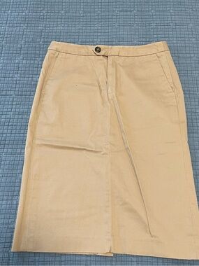 Banana Republic Khaki Pencil Skirt